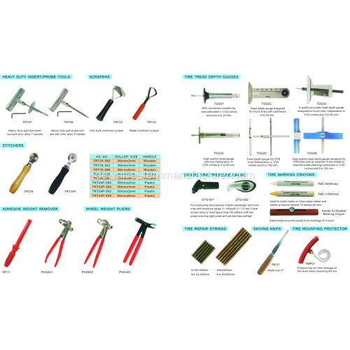 Reifenreparatur-Erkennungstool